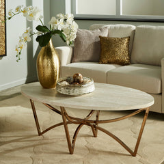 Champagne Gold Coffee Table