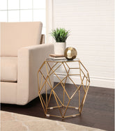 Drum Shaped End Table