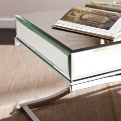 Category: Coffee Tables. Stainless Steel Mirrored Coffee Table