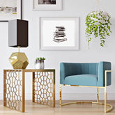 Hexagon Design Side Table