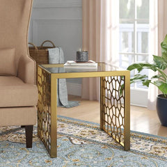 Hexagon Design Side Table