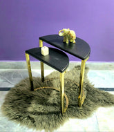 Half Moon Nesting Tables