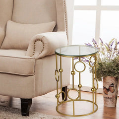 Accent Metal Nesting Side Tables