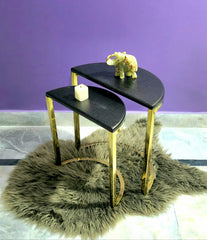 Half Moon Nesting Tables