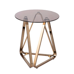 Champagne Glass End Table