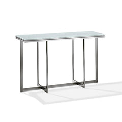 Stainless Steel Media Console Table