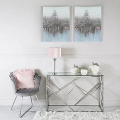 Slim Metal Console Table