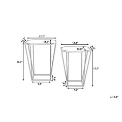 Geometric Design Nesting Side Tables
