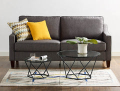 Geometric Glass Nesting Coffee Tables