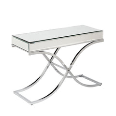 Stainless Steel Mirrored Console Table