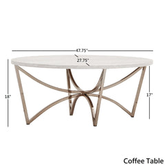 Champagne Gold Coffee Table