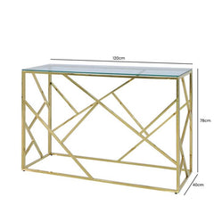 Slim Metal Console Table