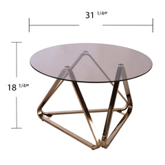 Champagne Glass Coffee Table