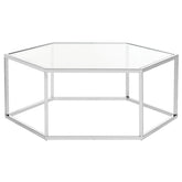 Stainless Steel Coffee Table Set