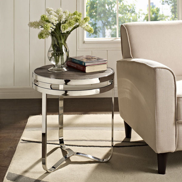 Provision Wood Top Side Table
