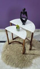 Half Moon Nesting Tables