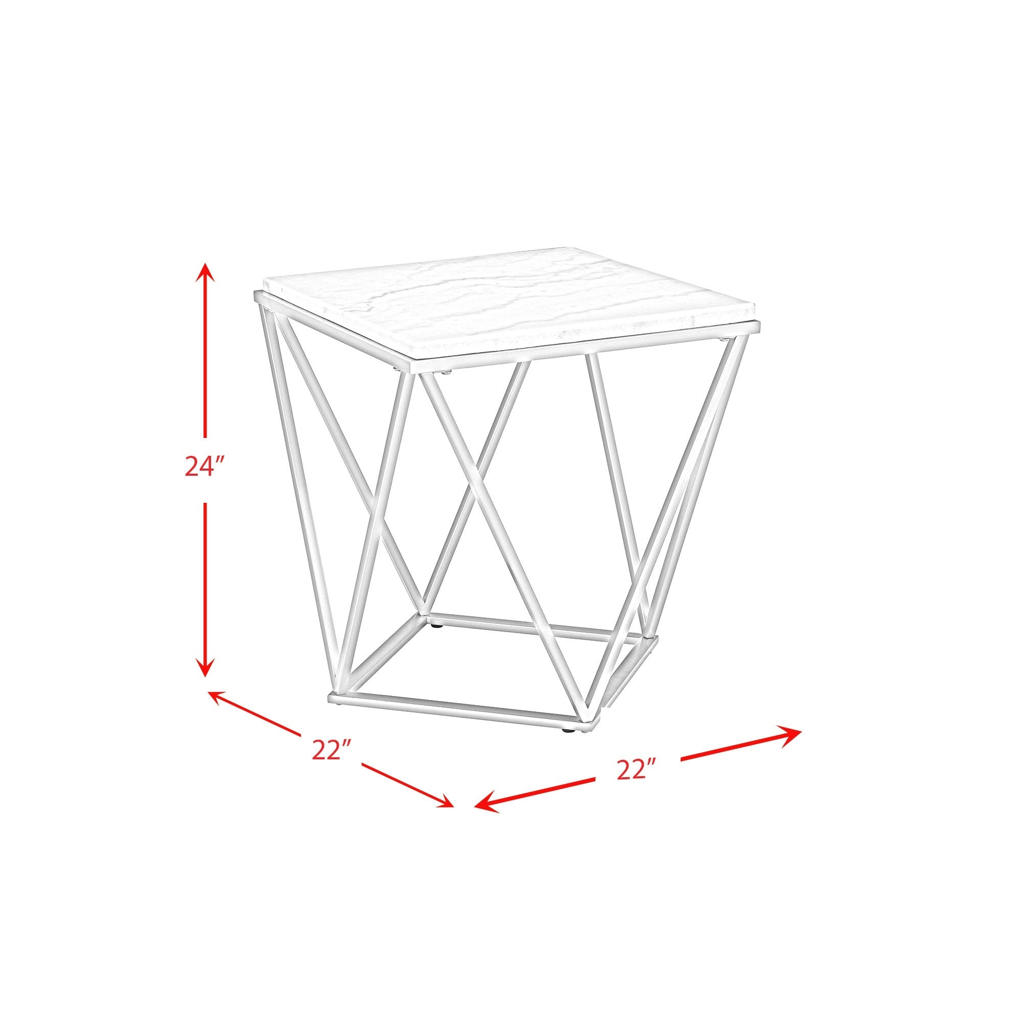 Square End Table