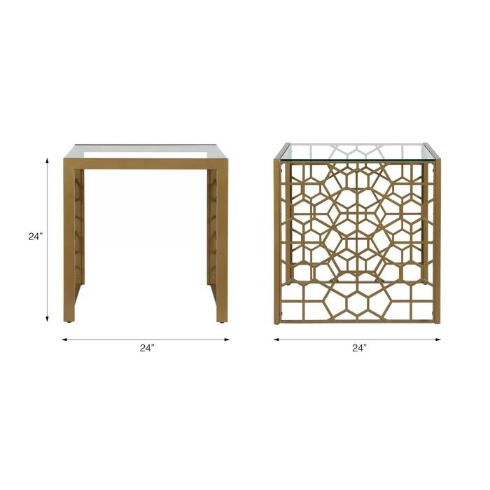 Hexagon Design Side Table