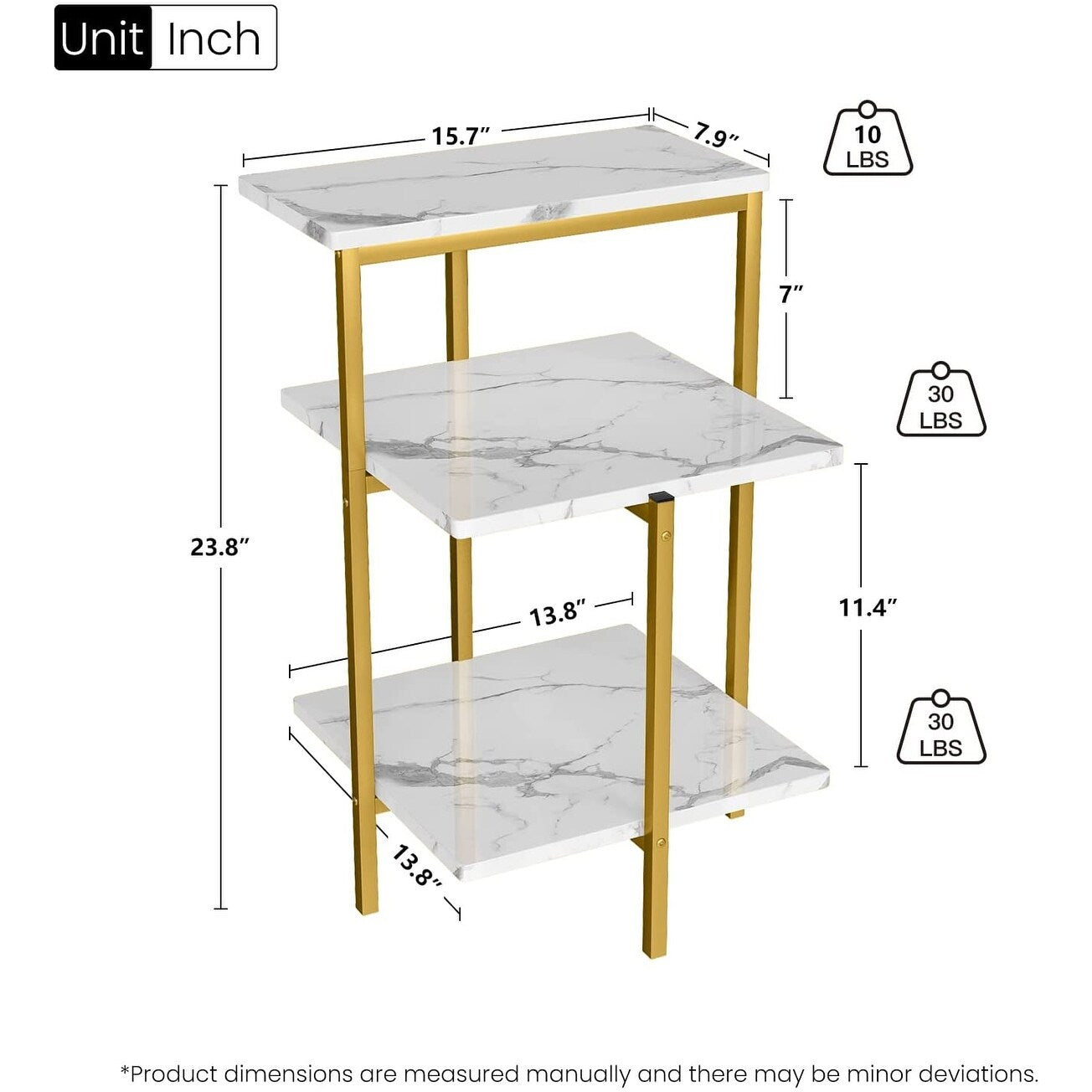 Bedside Table Nightstand for Living Room