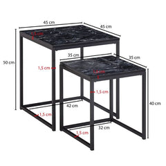 Two Piece Nest of Tables