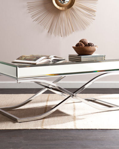 Stainless Steel Mirrored Coffee Table