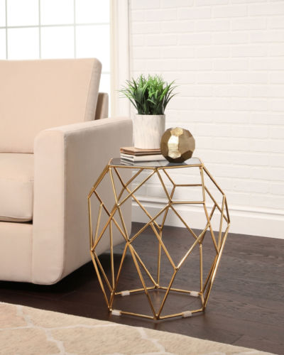 Drum Shaped End Table