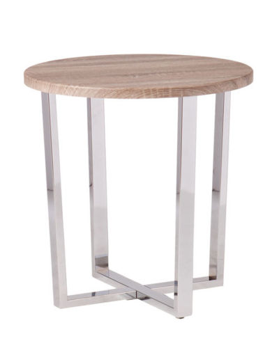 Transitional Steel End Table