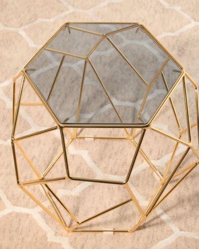 Drum Shaped End Table