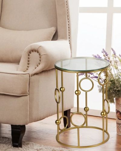 Accent Metal Nesting Side Tables