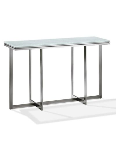 Stainless Steel Media Console Table