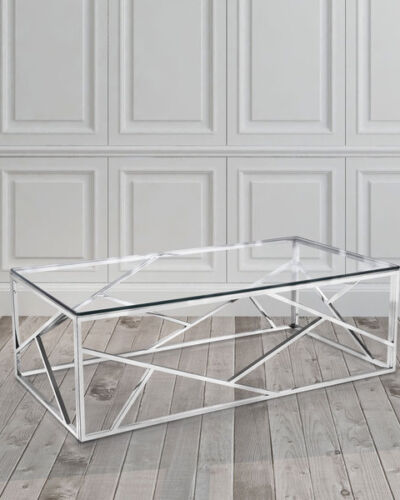 Crisscross Metal Coffee Table